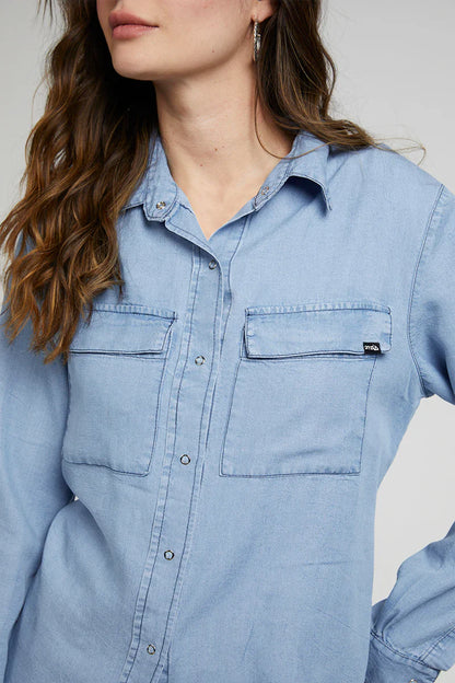 Camisa Mujer 4997 Celeste