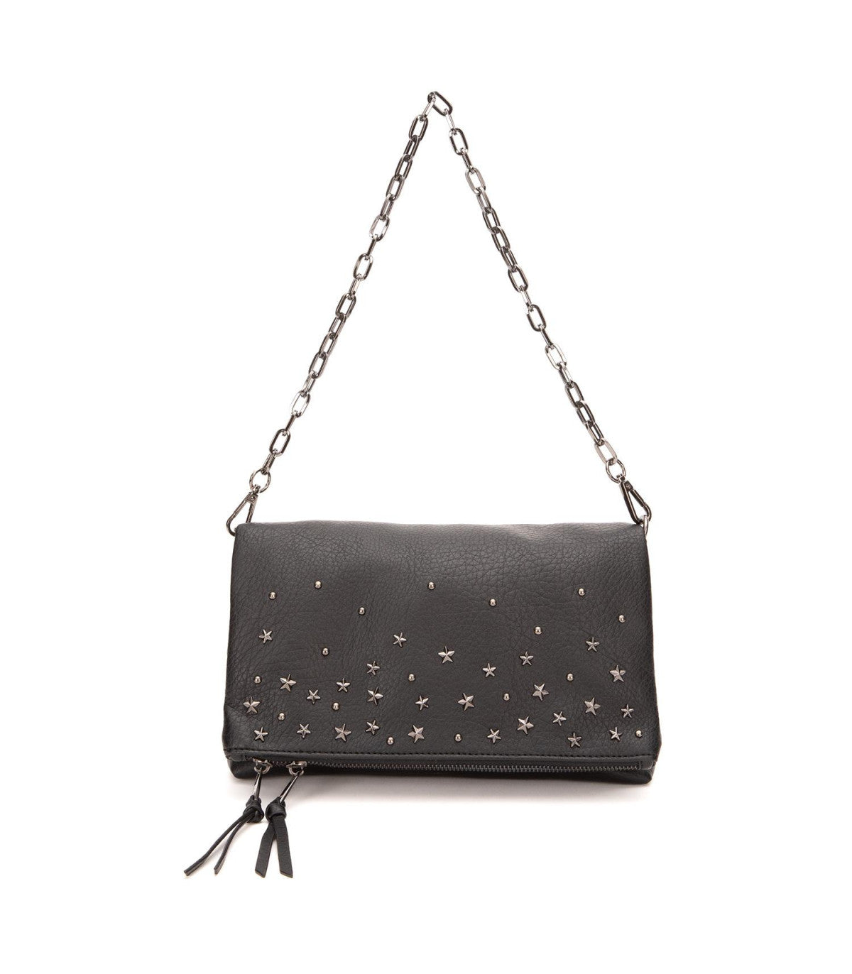 Cartera Bandolera Estrellada Grande Negro