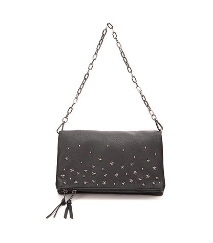 Cartera Bandolera Estrellada Grande Negro