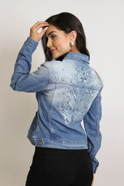 Chaqueta Mujer 4676 Celeste