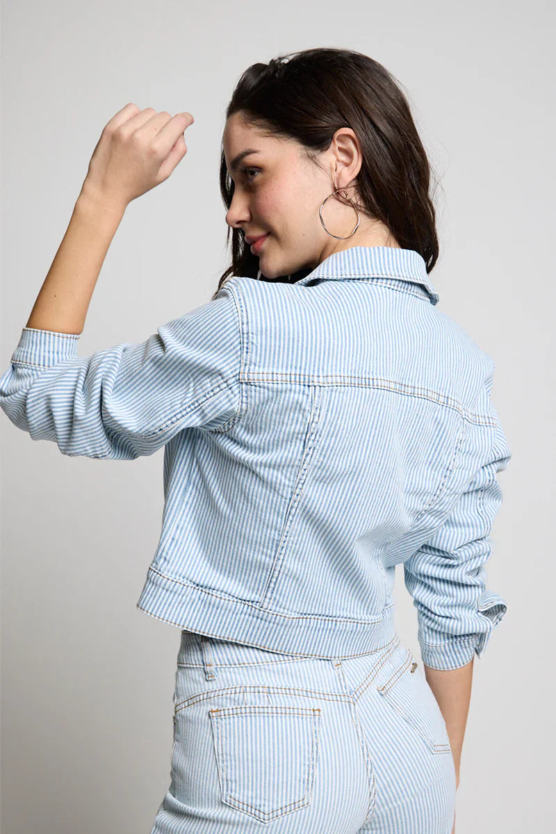 Chaqueta Mujer 5253 Celeste