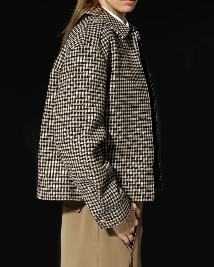 Chaqueta Mujer Bomber Fantasía Café