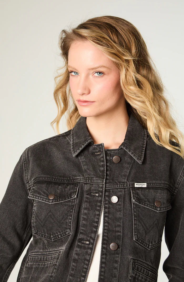 Chaqueta Mujer Heritage Denim Negro