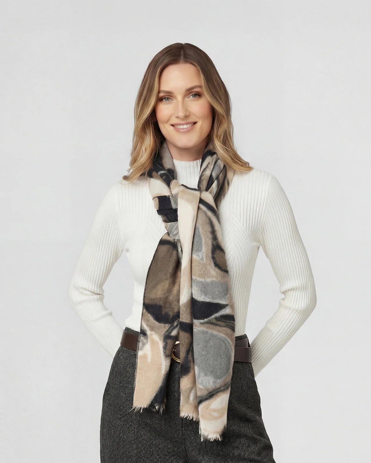Echarpe Mujer Simona Beige