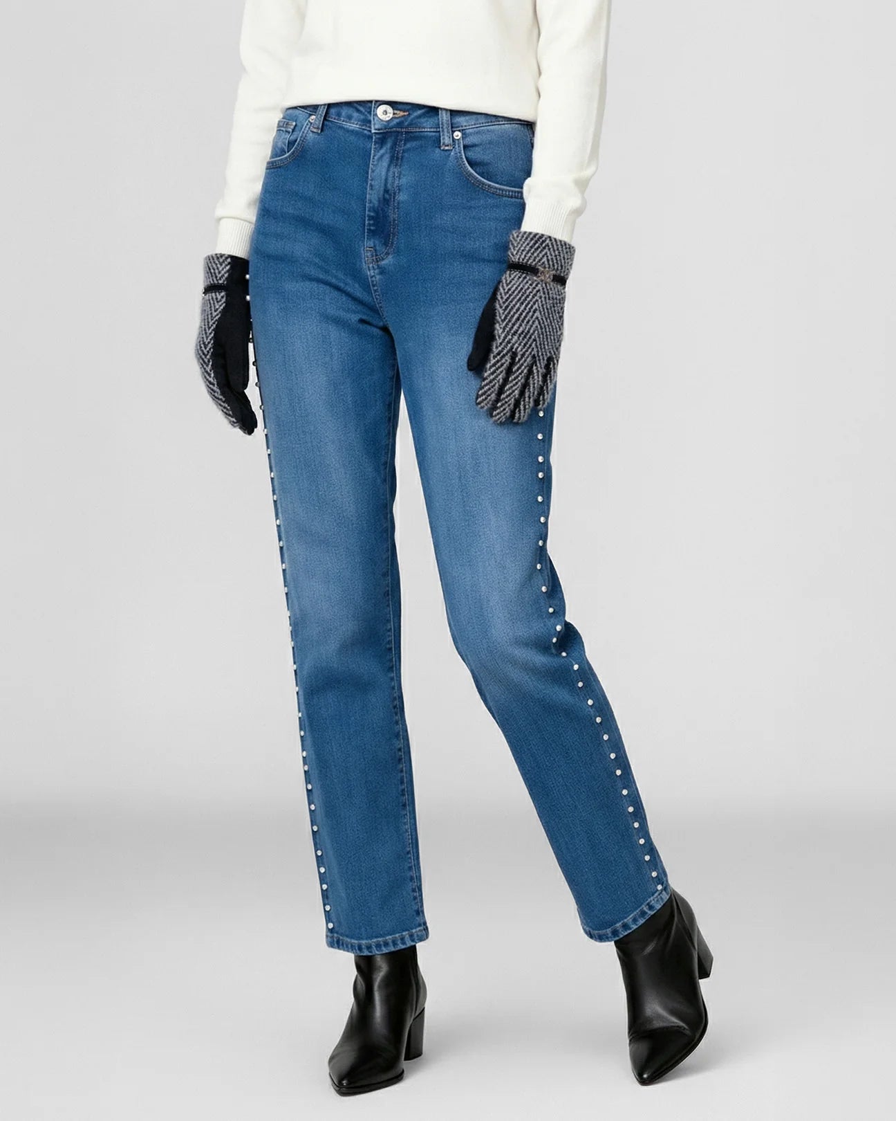 Guante Mujer Javiera Gris