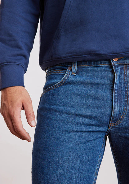 Jeans Hombre Regular Azul Oscuro