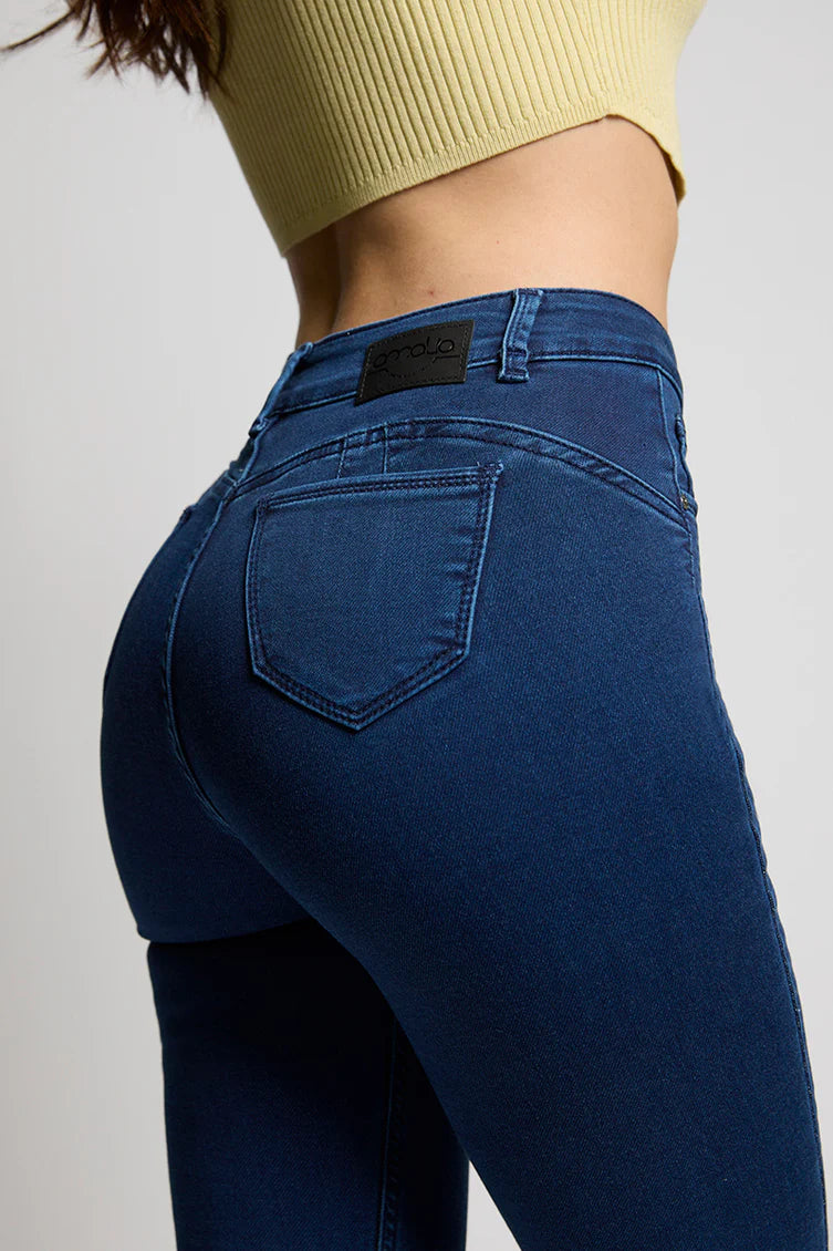 Jeans Mujer High Waist Pitillo 4325 Azul
