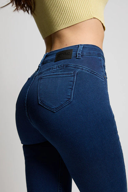 Jeans Mujer High Waist Pitillo 4325 Azul
