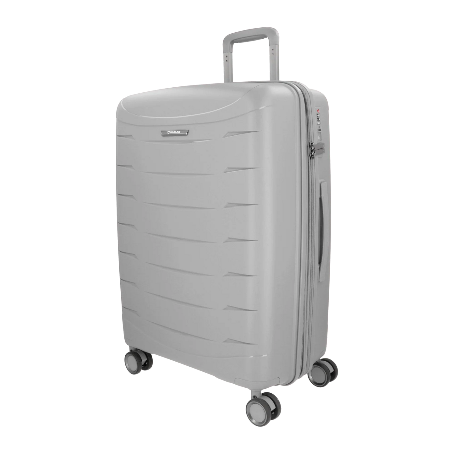 Maleta Grande Moonstone Impact Pro Plateada