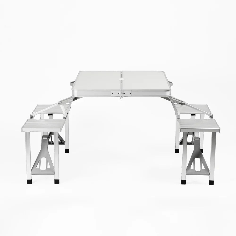 Mesa De Aluminio Plegable Dyne 4 Personas Camping