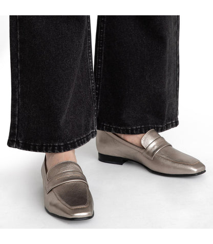 Mocasin Mujer Cruxi Acero