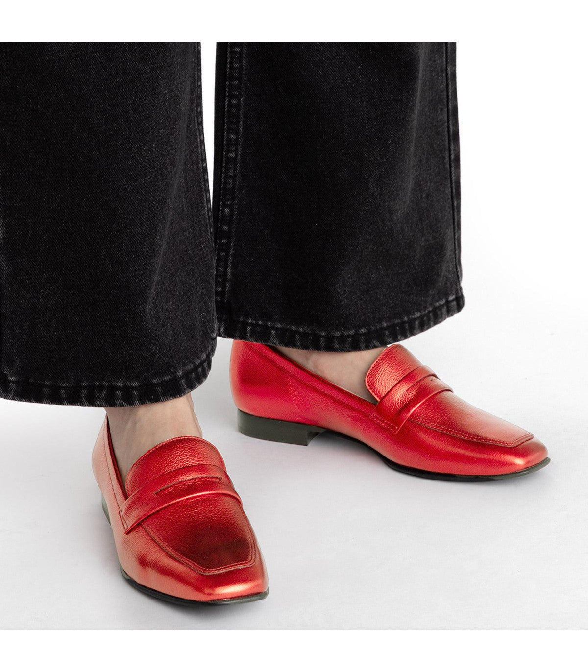 Mocasín Mujer cruxi Rojo
