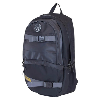 Mochila Niño 5am135-Mc Liso 22 Lts Porta Botella Black