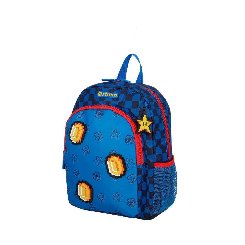 Mochila Escolar Niño Kinder Azul