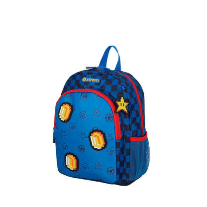 Mochila Escolar Niño Kinder Azul