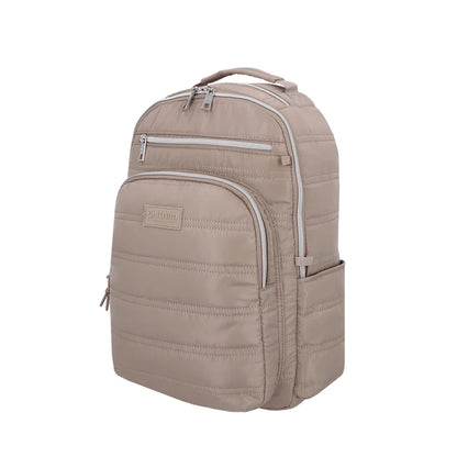Mochila Para Notebook Mujer 15" Vermont Simply Taupe