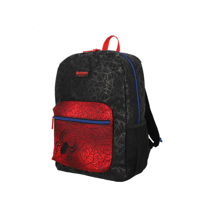 Mochila Triple Pack + Estuche + Lonchera Niño Black Red