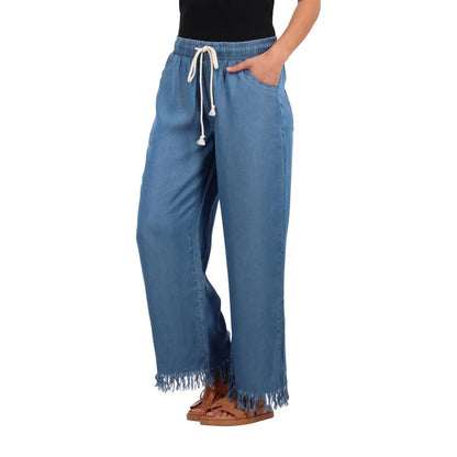 Pantalon Palazzo Tencel Jeans