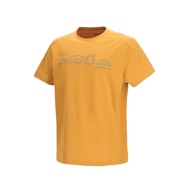 Polera Hombre Manga Corta Shelter Mostaza