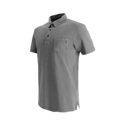 Polera Hombre de Algodon Manga Corta Acadia Gris