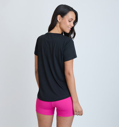 Polera Mujer Deportiva Agata Negro