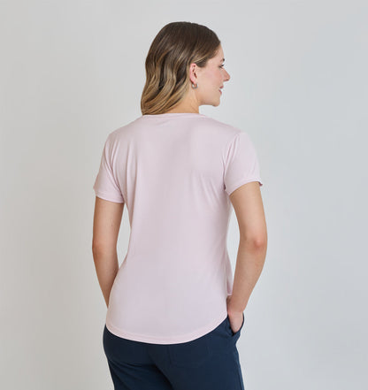 Polera Mujer Deportiva Estrella Rosado