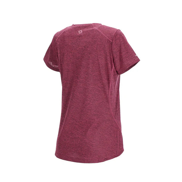 Polera Mujer Deportiva Manga Corta Lava Rosado