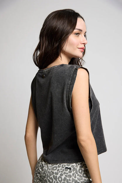 Polera Mujer Estampado 5189 Gris