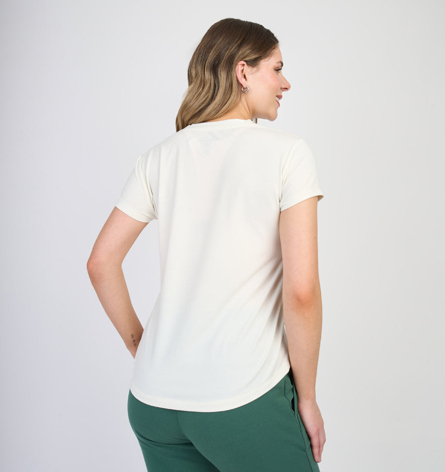 Polera Mujer Linda Crema