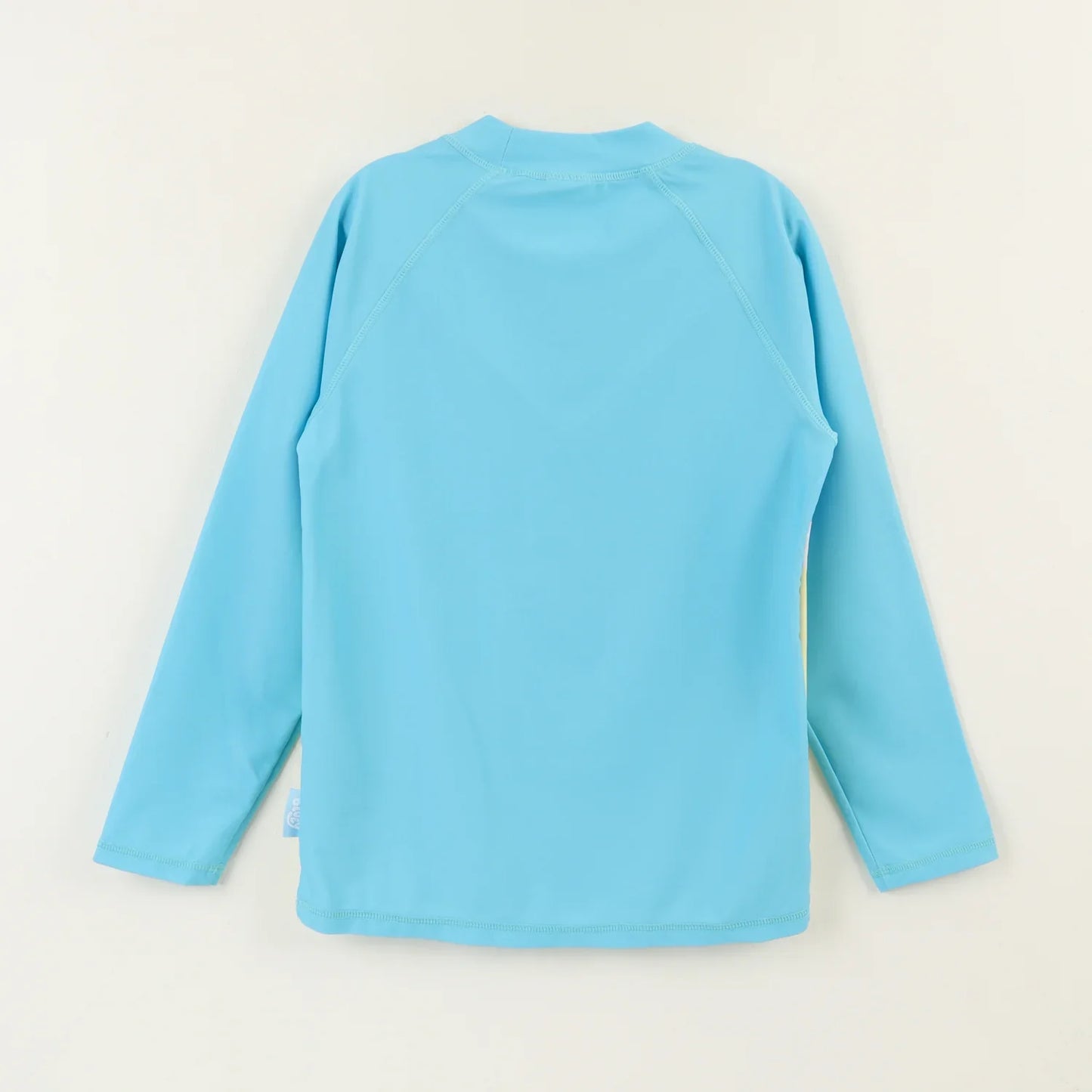 Polera UV Manga Larga Niño Playa Bingo & Bluey Celeste