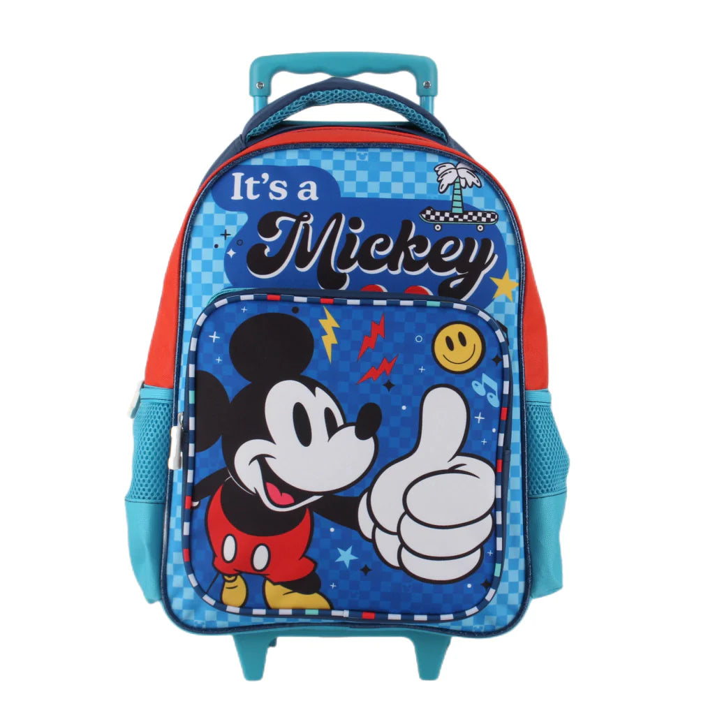 Set Escolar Niño Mickey Mochila 15” + Lonchera + Estuche