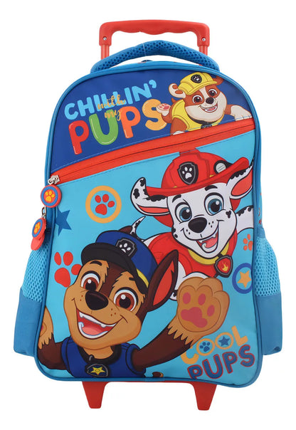 Set Mochila Niño Paw Patrol - Lonchera - Estuche Azul