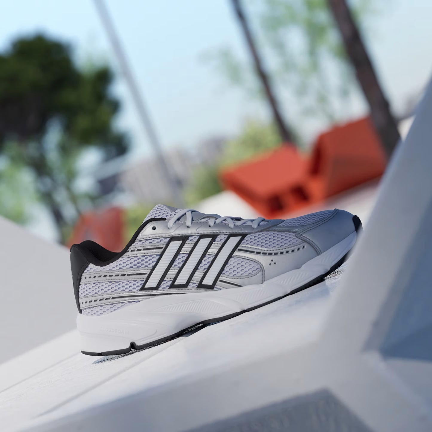 Zapatilla Hombre Technochaos 2000 Plateado con Blanco