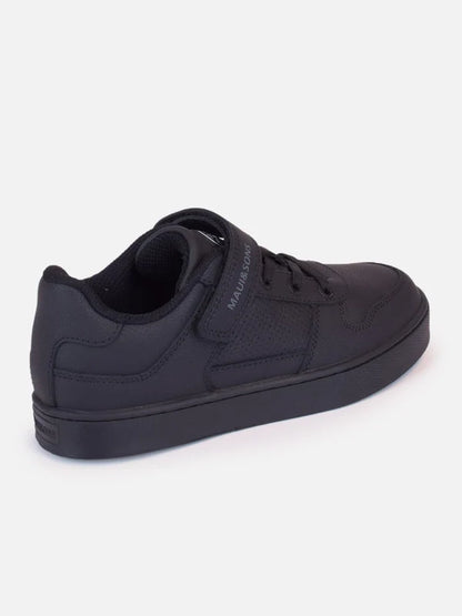 Zapatillas Niño Escolar Poke Low Cordones Elásticos Black