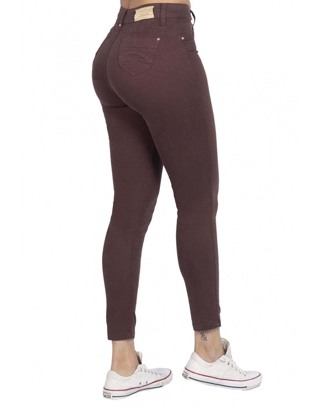 Jeans Mujer Tobillero 3140 Chocolate