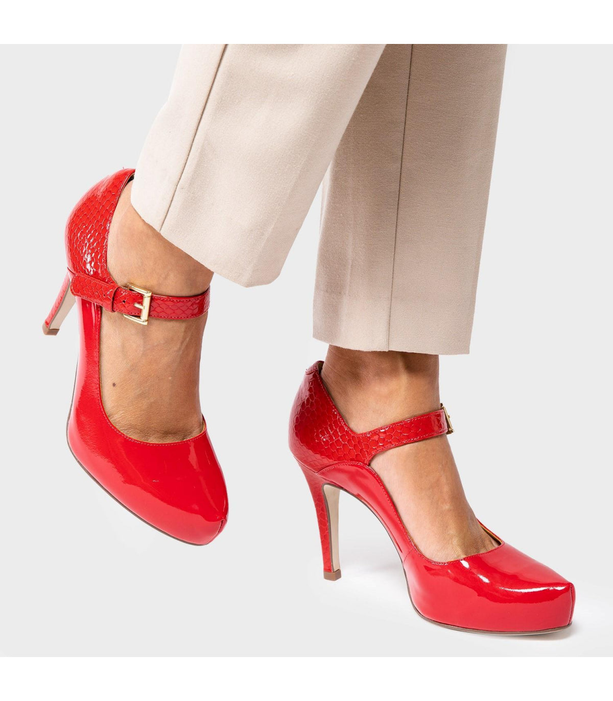Zapato Olga Rojo