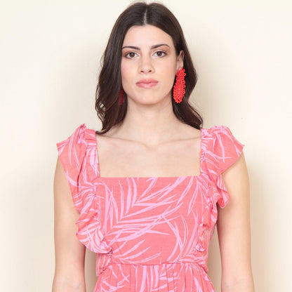 vestido-mujer-estampado-sin-manga-rojo