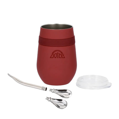 Mug Hierba Mate Cucao 360 ml Burdeo