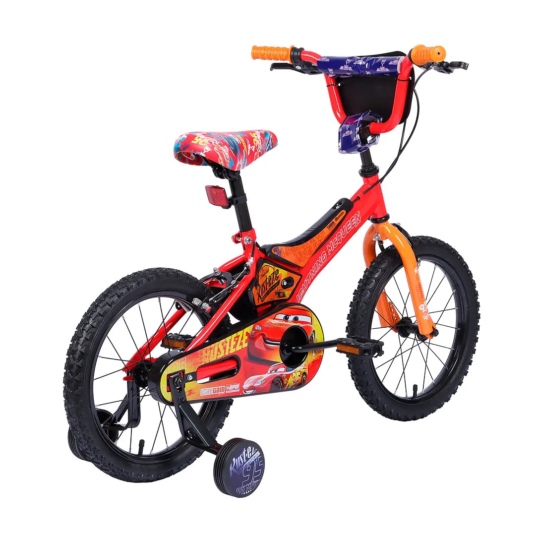 Bicicleta Niño Disney Cars Aro 16 Roja