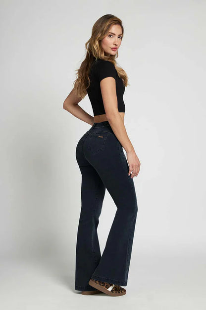 Jeans Mujer Flare 5293 Negro