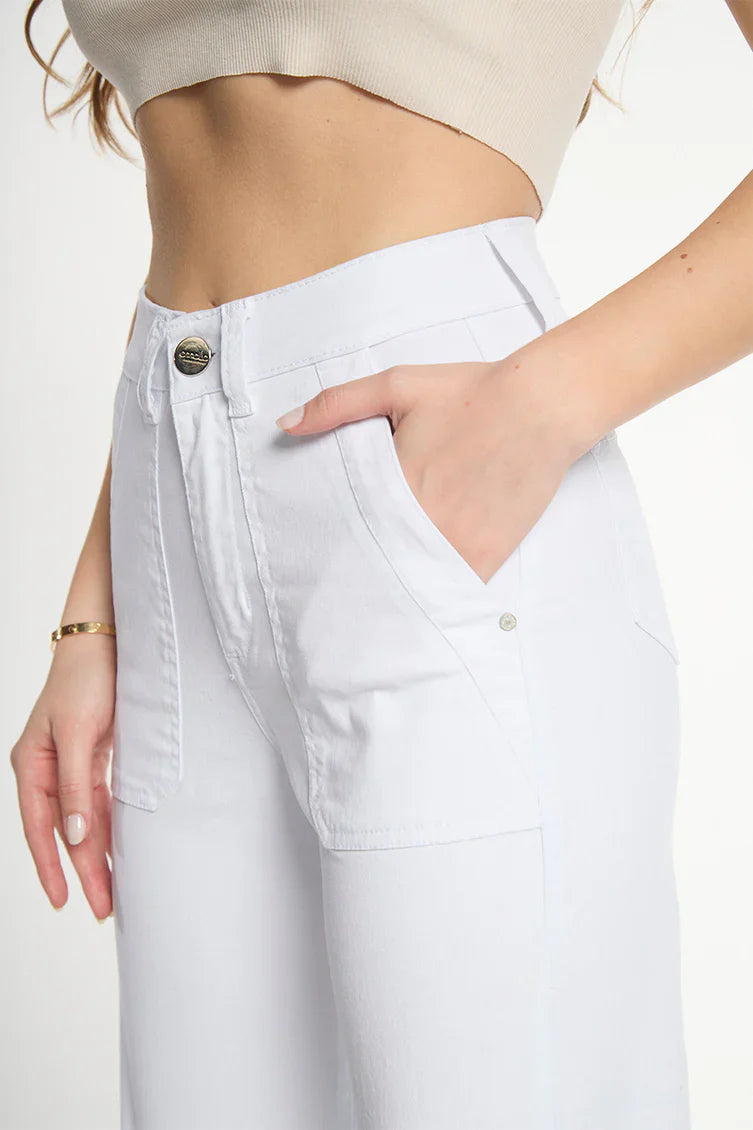 Jeans Mujer Leg Jeans 5043 Blanco