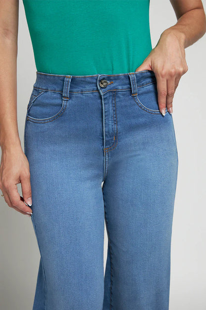 Jeans Mujer Wide Leg 5033 Azul