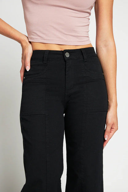Jeans Mujer Wide Leg 5044 Negro