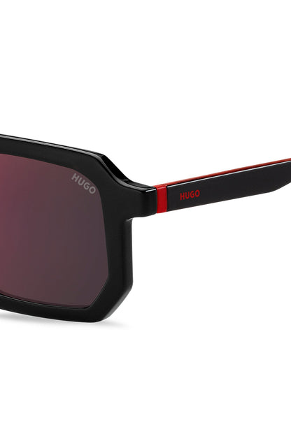 Lente de Sol Hombre Hugo Boss Menswear HG1312/S807 Negro Rojo