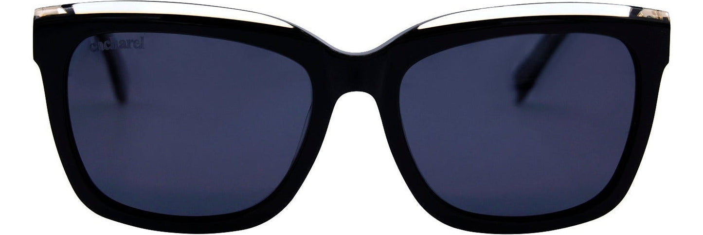 Lente de Sol Mujer Polarizado Cacharel CA017C1 Negro Dorado