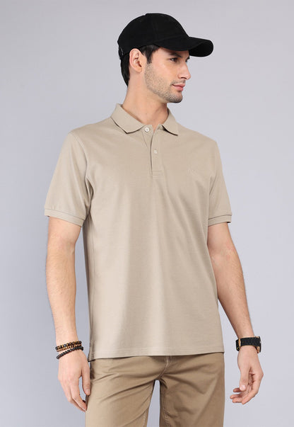 Polera Hombre Pique Manga Corta Arena