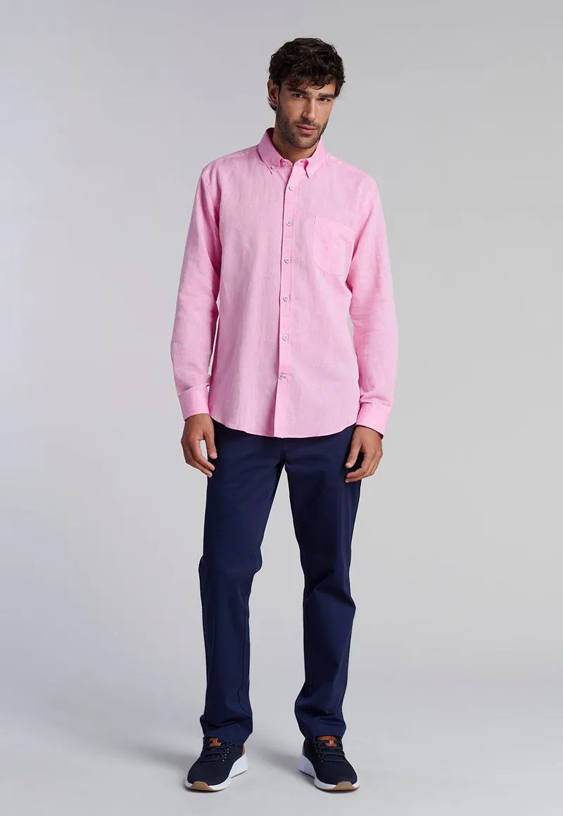 camisa-hombre-sport-lino-f-fucsia