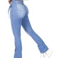 Jeans Mujer Oxford 2123 Azul