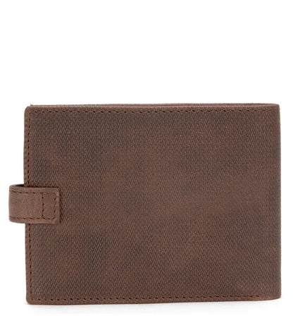 Billetera Hombre Con Strap Chocolate