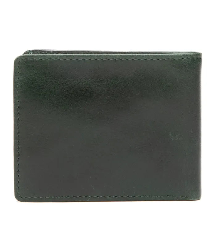Billetera Hombre Con Tarjetero Verde